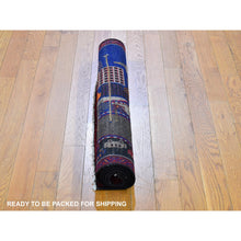 Load image into Gallery viewer, 3&#39;x4&#39;10&quot; Pictorial Afghan Baluch With Cars And Buildings Natural Wool Hand Knotted Oriental Rug FWR358272