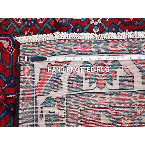 3'6"x6'3" Vintage Persian Bakhtiar Herati Fish All Over Design Hand Knotted Oriental Rug FWR358302