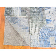 Load image into Gallery viewer, 10&#39;x14&#39;3&quot; The Intertwined Passage, Silk With Textured Wool Hand Knotted Oriental Rug FWR358410