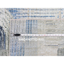 Load image into Gallery viewer, 10&#39;x14&#39;3&quot; The Intertwined Passage, Silk With Textured Wool Hand Knotted Oriental Rug FWR358410