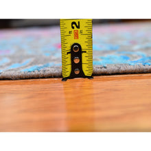 Load image into Gallery viewer, 9&#39;9&quot;x13&#39;8&quot; Sari Silk And Textured Wool Colorful Maharaja Design Hand Knotted Oriental Rug FWR358416