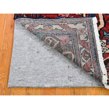 Load image into Gallery viewer, 3&#39;5&quot;x9&#39;7&quot; Red Natural Wool New Persian Bakhtiar With Deer Figurines Hand Knotted Runner Oriental Rug FWR359160