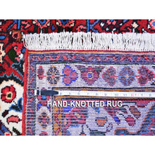 Load image into Gallery viewer, 3&#39;3&quot;x4&#39;7&quot; Red New Persian Hamadan Flower Medallion Design Hand Knotted Oriental Rug FWR359592