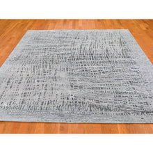 Load image into Gallery viewer, 7&#39;10&quot;x10&#39; The Lost Branches, Silk With Textured Wool Hand Knotted Oriental Rug FWR359700