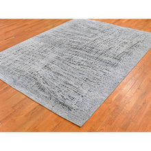 Load image into Gallery viewer, 7&#39;10&quot;x10&#39; The Lost Branches, Silk With Textured Wool Hand Knotted Oriental Rug FWR359700