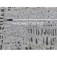 Load image into Gallery viewer, 7&#39;10&quot;x10&#39; The Lost Branches, Silk With Textured Wool Hand Knotted Oriental Rug FWR359700
