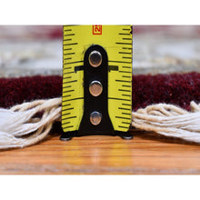 Load image into Gallery viewer, 5&#39;x5&#39; Red Half Wool And Half Silk Rajasthan Hand Knotted Round Oriental Rug FWR359706