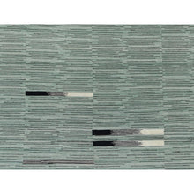 Load image into Gallery viewer, 8&#39;2&quot;x10&#39;1&quot; Hand Woven Flat Weave Nomadic Stripe Design Kilim Organic Wool Reversible Oriental Rug FWR360186