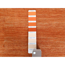 Load image into Gallery viewer, 10&#39;4&quot;x14&#39;2&quot; Sunburst And Stripes Design Flat Weave Kilim Natural Wool Reversible Hand Woven Oriental Rug FWR360300