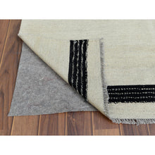 Load image into Gallery viewer, 8&#39;2&quot;x10&#39; Hand Woven Avant-Garde Design Flat Weave Kilim Handspun Wool Reversible Oriental Rug FWR360432