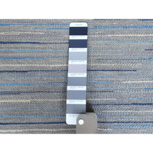 Load image into Gallery viewer, 9&#39;6&quot;&#39;x12&#39; Hand Woven Nomadic Stripe Design Flat Weave Kilim Organic Wool Reversible Oriental Rug FWR360678