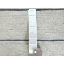 Load image into Gallery viewer, 6&#39;5&quot;x9&#39; Avant-Garde Stripe Design Flat Weave Kilim Pure Wool Reversible Hand Woven Oriental Rug FWR360738