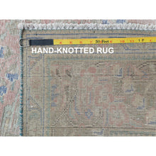 Load image into Gallery viewer, 6&#39;2&quot;x9&#39;7&quot; Red Clean Natural Wool Shabby Chic Distressed Old Persian Tabriz Medallion Design Hand Knotted Oriental Rug FWR361116