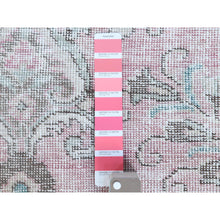 Load image into Gallery viewer, 6&#39;4&quot;x9&#39;6&quot; Red Clean Natural Wool Bohemian Distressed Old Persian Tabriz Medallion Design Hand Knotted Oriental Rug FWR361122