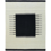 Load image into Gallery viewer, 12&#39;x15&#39;1&quot; Hand Woven Avant-Garde Design Flat Weave Kilim Pure Wool Reversible Oriental Oversize Rug FWR361812