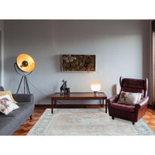 Load image into Gallery viewer, 9&#39;8&quot;x12&#39;7&quot; Cork Brown, Persian Kerman, Old Clean, Sun Faded with Milk Wash Organic Wool, Low to the Pile, Hand Knotted, Oriental Rug FWR368424
