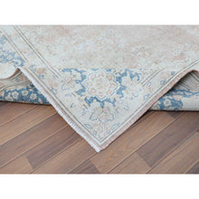 Load image into Gallery viewer, 9&#39;8&quot;x12&#39;7&quot; Cork Brown, Persian Kerman, Old Clean, Sun Faded with Milk Wash Organic Wool, Low to the Pile, Hand Knotted, Oriental Rug FWR368424