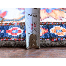 Load image into Gallery viewer, 2&#39;9&quot;x9&#39;8&quot; Ajax Red, Colorful Afghan Ersari With Turkish Knot, Caucasian Design Revival, Vegetable Dyes, Densely Woven, Soft Wool, Hand Knotted, Runner, Oriental Rug FWR3690