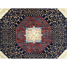 Load image into Gallery viewer, 8&#39;2&quot;x10&#39; Light Green, Shiny Wool, Hand Knotted, Super Fine Peshawar With Mamluk Design, Dense Weave, 200 Kpsi, Natural Dyes, Oriental Rug FWR369810