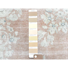 Load image into Gallery viewer, 10&#39;1&quot;x14&#39;2&quot; Hand Knotted, Almond Brown, Vintage Persian Kerman, Distressed Look, Worn Wool, Cropped Thin, Oriental Rug FWR370350