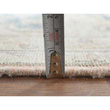 Load image into Gallery viewer, 10&#39;1&quot;x14&#39;2&quot; Hand Knotted, Almond Brown, Vintage Persian Kerman, Distressed Look, Worn Wool, Cropped Thin, Oriental Rug FWR370350