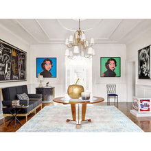 Load image into Gallery viewer, 9&#39;8&quot;x12&#39;9&quot; Faded Champagne, Vintage Persian Kerman, Distressed Look, Worn Wool, Cropped Thin, Hand Knotted, Oriental Rug FWR370368