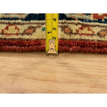 Load image into Gallery viewer, 3&#39;1&quot;x5&#39;2&quot; Soft And Supple Wool Red Antiqued Heriz Re-creation Hand Knotted Oriental Rug FWR372108