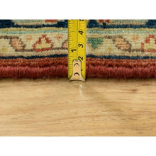 Load image into Gallery viewer, 4&#39;1&quot;x6&#39; Hand Knotted Red Antiqued Heriz Re-creation Geometric Design Pure Wool Oriental Rug FWR372126