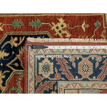 Load image into Gallery viewer, 4&#39;1&quot;x6&#39; Honey Brown, Hand Knotted Vintage Persian Shiraz Sheared Low, Distressed Look Worn Wool, Oriental Rug FWR371718