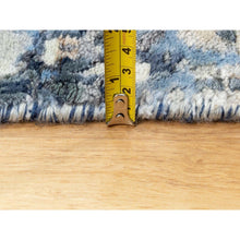 Load image into Gallery viewer, 4&#39;x11&#39;9&quot; Hand Knotted Abstract With Mosaic Design Wool And Silk Oriental Wide Runner Rug FWR372222