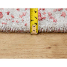 Load image into Gallery viewer, 3&#39;x5&#39; Wool And Pure Silk Pink Broken Persian Design Hand Knotted Oriental Rug FWR372258