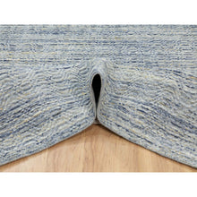 Load image into Gallery viewer, 9&#39;x11&#39;10&quot; Ivory Hand Loomed Variegated Textured Design Organic Wool Transitional Oriental Rug FWR372378