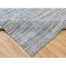 Load image into Gallery viewer, 9&#39;x11&#39;10&quot; Ivory Hand Loomed Variegated Textured Design Organic Wool Transitional Oriental Rug FWR372378