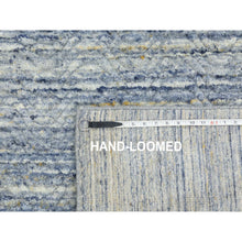 Load image into Gallery viewer, 9&#39;x11&#39;10&quot; Ivory Hand Loomed Variegated Textured Design Organic Wool Transitional Oriental Rug FWR372378