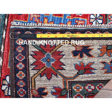 Load image into Gallery viewer, 2&#39;8&quot;x9&#39;2&quot; Crimson Red, Colorful Afghan Ersari With Turkish Knot, Caucasian Design Revival, Vegetable Dyes, Densely Woven, Hand Knotted, Soft Wool, Runner, Oriental Rug FWR3720