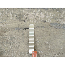 Load image into Gallery viewer, 3&#39;x5&#39;1&quot; Ivory Abstract Design Wool And Silk Hand Knotted Rug FWR372924