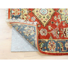 Load image into Gallery viewer, 2&#39;7&quot;x15&#39;10&quot; Red Karajeh Design Pure Wool Hand Knotted Oriental XL Runner Rug FWR372990