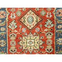 Load image into Gallery viewer, 2&#39;7&quot;x15&#39;10&quot; Red Karajeh Design Pure Wool Hand Knotted Oriental Xl Runner Rug FWR372990