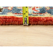 Load image into Gallery viewer, 2&#39;7&quot;x15&#39;10&quot; Red Karajeh Design Pure Wool Hand Knotted Oriental XL Runner Rug FWR372990