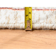 Load image into Gallery viewer, 12&#39;2&quot;x12&#39;2&quot; Colorful Silk With Textured Wool Tabriz Vase And Flower Design Hand Knotted Oriental Round Rug FWR373644