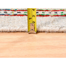 Load image into Gallery viewer, 14&#39;x14&#39; Colorful Wool And Sari Silk Sarouk Mir Inspired With Multiple Borders Hand Knotted Oriental Square Rug FWR373830