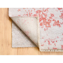 Load image into Gallery viewer, 12&#39;2&quot;x15&#39; Oversize Pink Broken Persian Design Wool And Pure Silk Hand Knotted Oriental Rug FWR374136