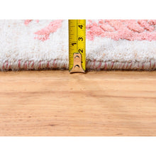 Load image into Gallery viewer, 12&#39;2&quot;x15&#39; Oversize Pink Broken Persian Design Wool And Pure Silk Hand Knotted Oriental Rug FWR374136