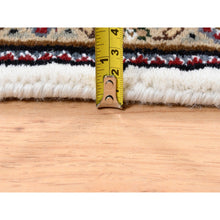 Load image into Gallery viewer, 4&#39;x6&#39; Ivory Tabriz Mahi Fish Medallion Design Wool Hand Knotted Oriental Rug FWR374940