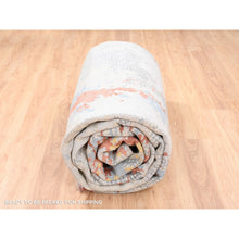 Load image into Gallery viewer, 11&#39;8&quot;x15&#39; Oversize Wool And Silk Abstract With Fire Mosaic Design Hand Knotted Persian Knot Oriental Rug FWR376050