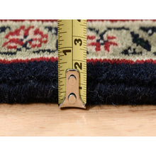 Load image into Gallery viewer, 5&#39;2&quot;x7&#39;4&quot; Onyx Black Wool 175 Kpsi Dense Weave Herati All Over Fish Design Hand Knotted Oriental Rug FWR377970