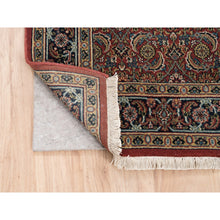 Load image into Gallery viewer, 4&#39;x6&#39;3&quot; Wool Dense Weave Herati All Over Fish Design Hand Knotted 250 Kpsi Red Oriental Rug FWR377982