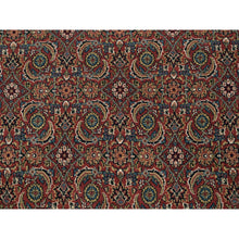 Load image into Gallery viewer, 4&#39;x6&#39;3&quot; Wool Dense Weave Herati All Over Fish Design Hand Knotted 250 Kpsi Red Oriental Rug FWR377982