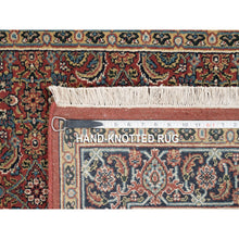 Load image into Gallery viewer, 4&#39;x6&#39;3&quot; Wool Dense Weave Herati All Over Fish Design Hand Knotted 250 Kpsi Red Oriental Rug FWR377982