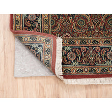 Load image into Gallery viewer, 4&#39;1&quot;x6&#39;1&quot; Herati All Over Fish Design Red Wool Dense Weave 250 Kpsi Hand Knotted Oriental Rug FWR377988